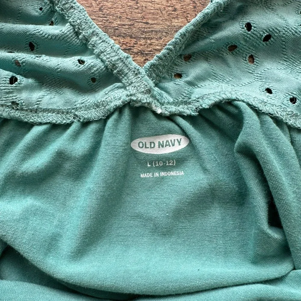 Old Navy sleeveless tunic top girl's L 10/12